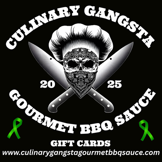 Culinary Gangsta Gourmet BBQ Sauce Gift Card